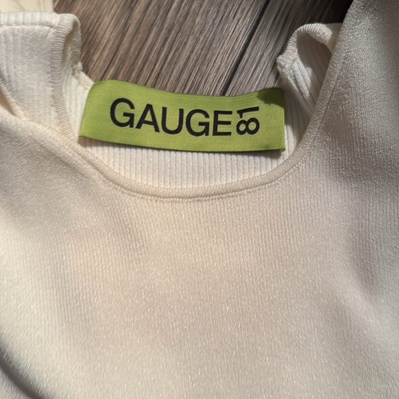 Mija Ribbed Mini Dress by GAUGE81 white size small long sleeve - Picture 8 of 16